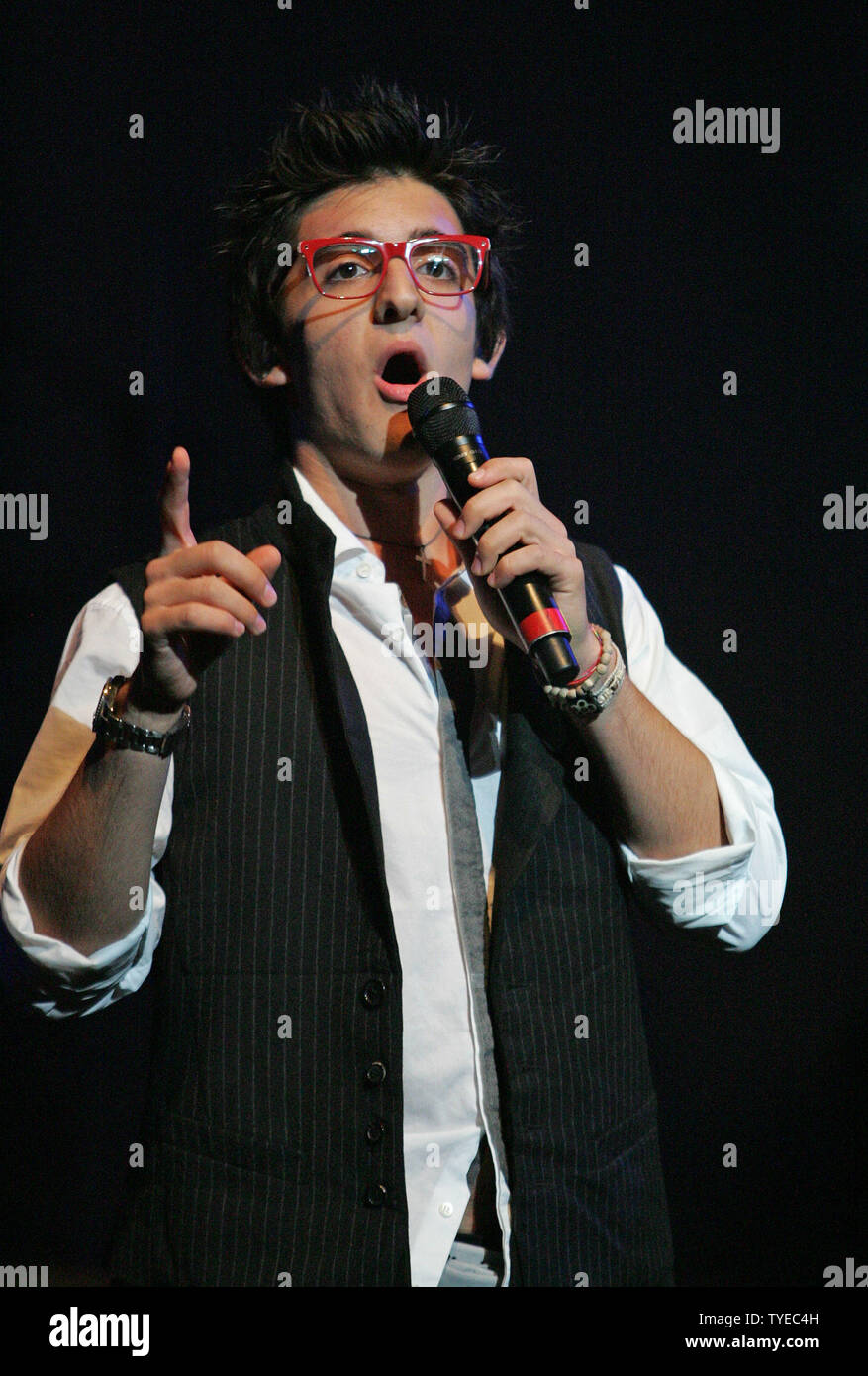 Piero Barone with Il Volo performs at the Fillmore in Miami Beach on