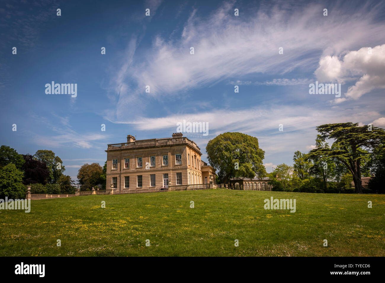 The mansion house and museum at Blaise Castle Estate, Henbury, Bristol, UK Stock Photo