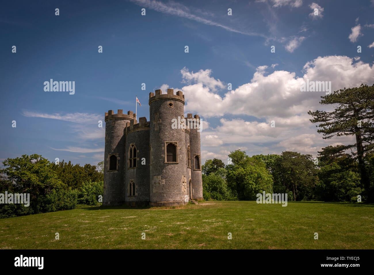 The Blaise Castle Folly on the Blaise Castle Estate in Henbury, Bristol, UK Stock Photo