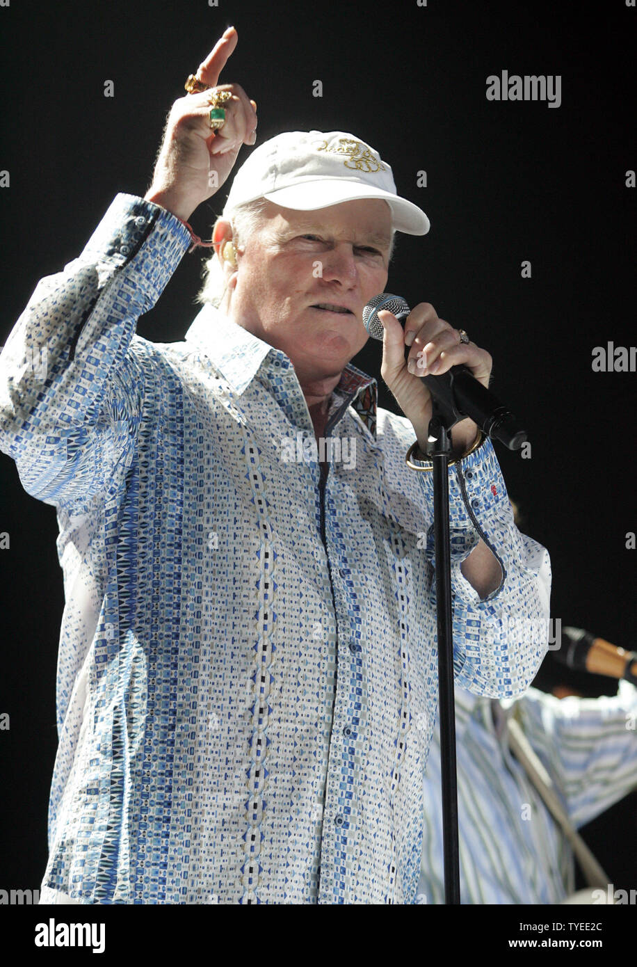 Mike Love with the Beach Boys performs in concert at the Seminole Hard Rock Hotel and Casino in Hollywood, Florida on May 4, 2012. UPI/Michael Bush Stock Photo
