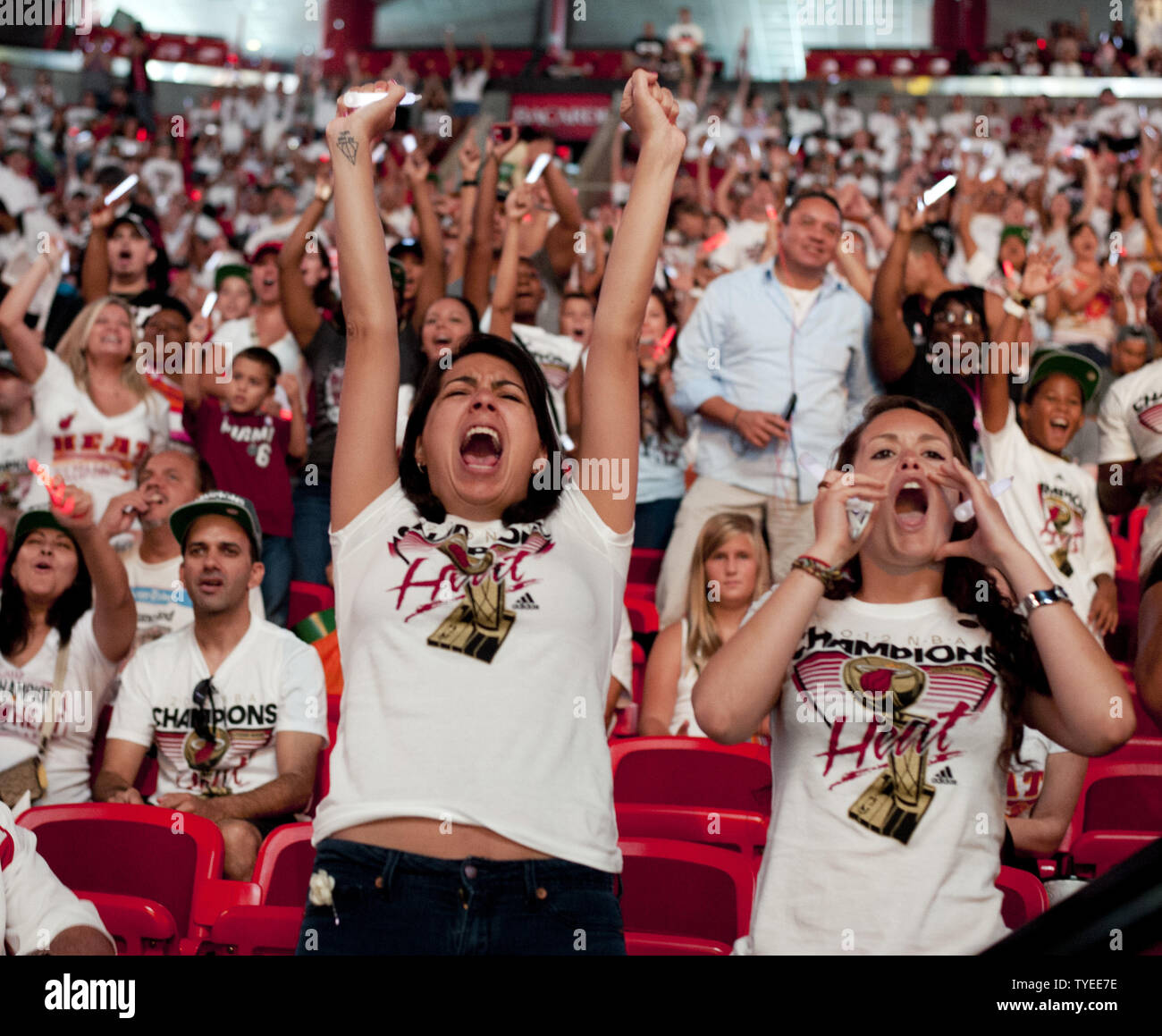 A Miami Heat update on fans at AmericanAirlines Arena