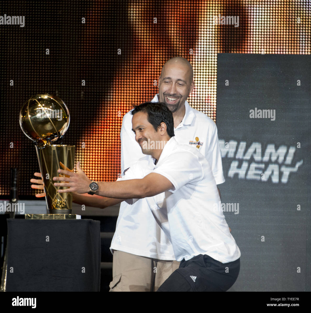 Nba championship trophy hi-res stock photography and images - Alamy