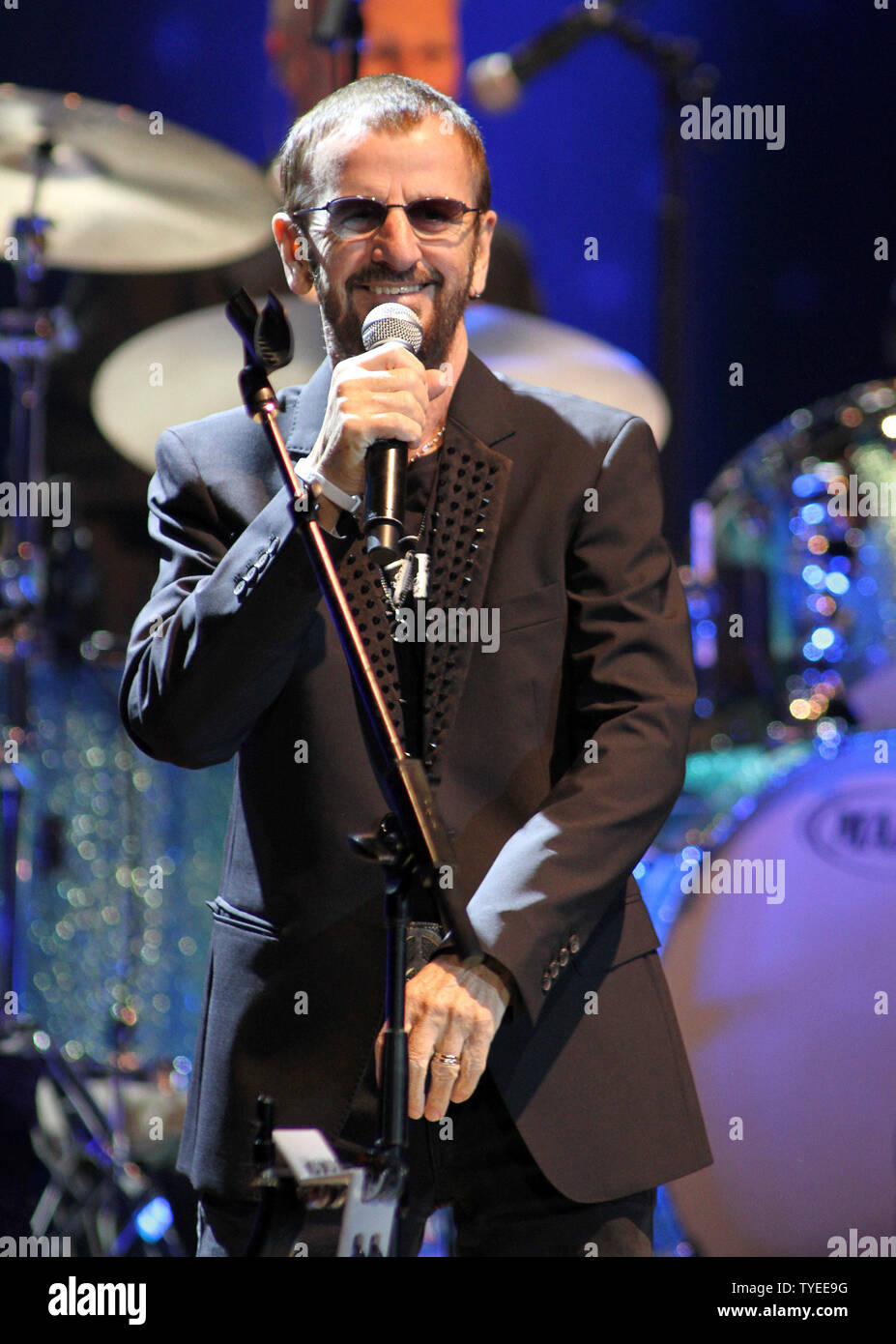 Ringo Starr performs at the Seminole Hard Rock Hotel and Casino in Hollywood, Florida on June 30, 2012. UPI/Michael Bush Stock Photo