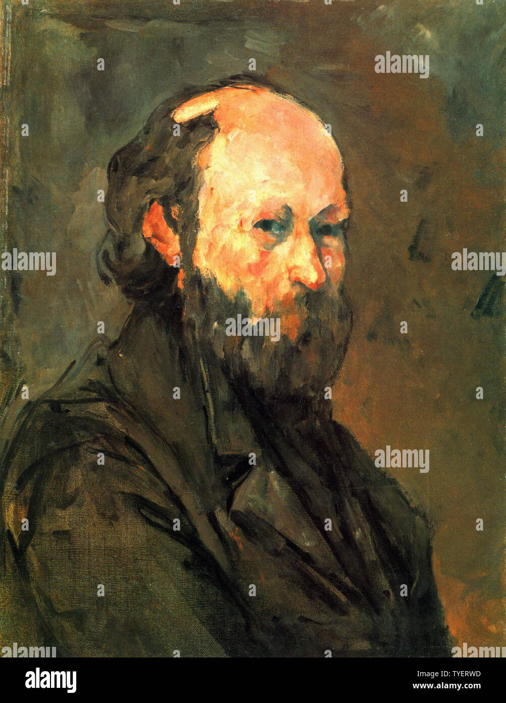 Paul Cézanne - Self Portrait 1880 Stock Photo