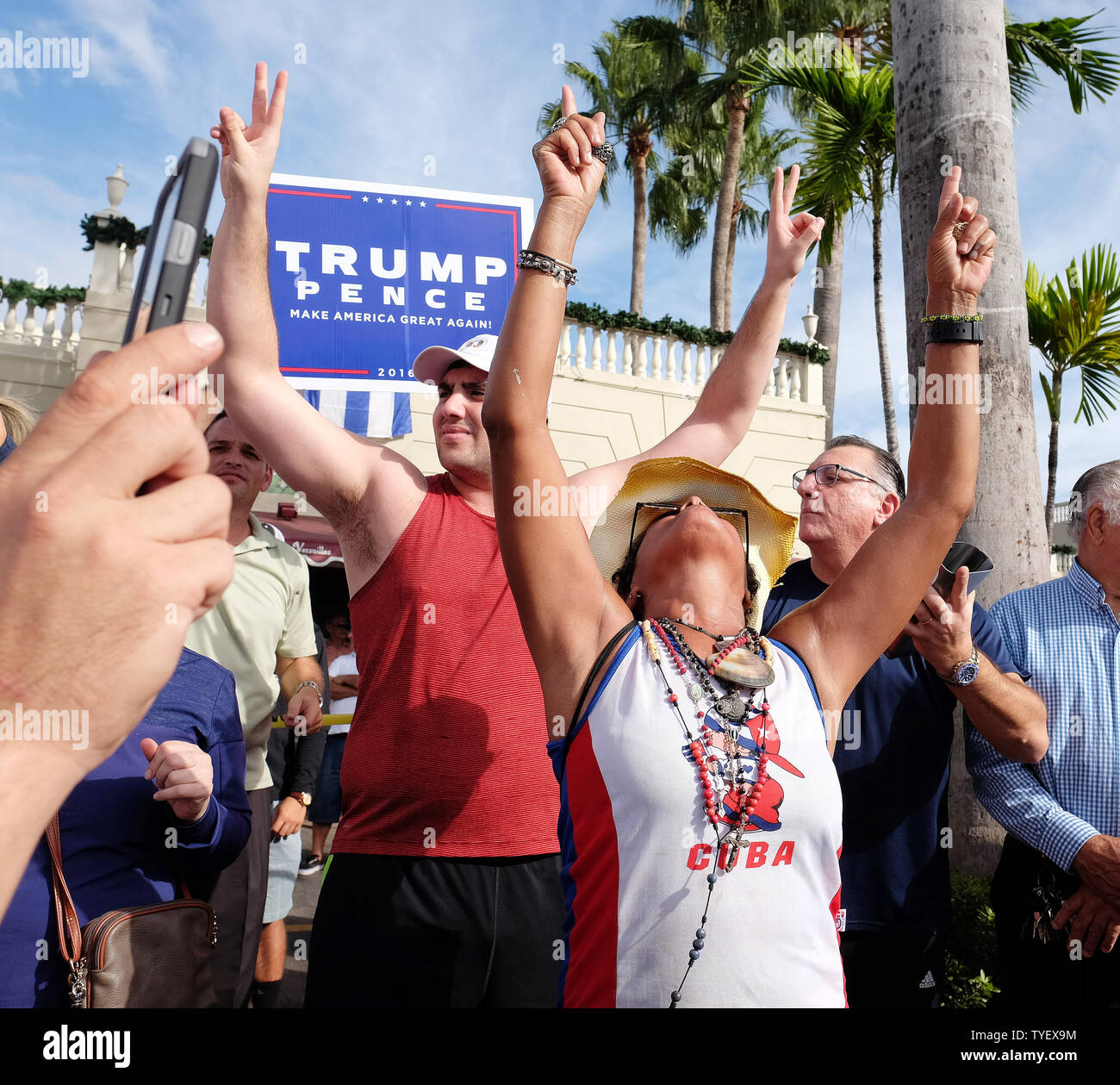 CubanAmericans celebrate the death of former Cuban leader Fidel Castro