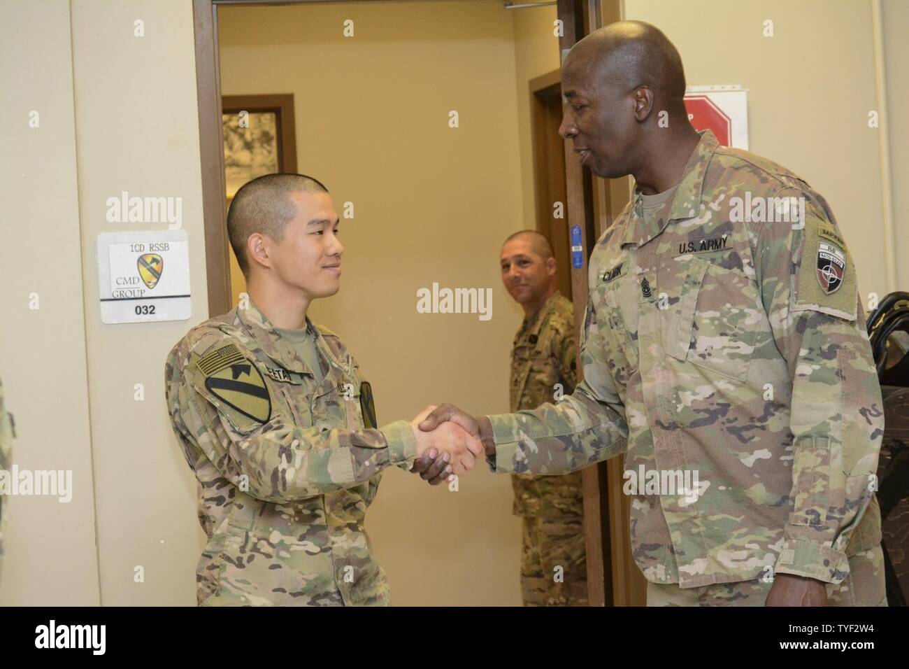 Command Sgt Maj David M Clark Senior Enlisted Leader For
