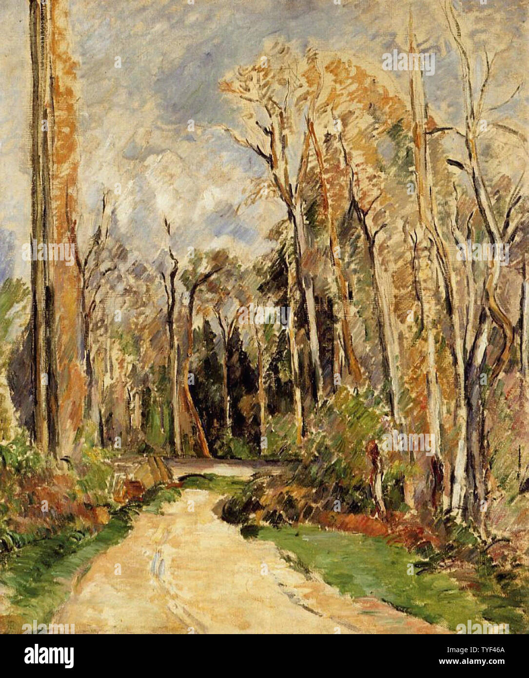 History paul cezanne forest hi-res stock photography and images - Alamy