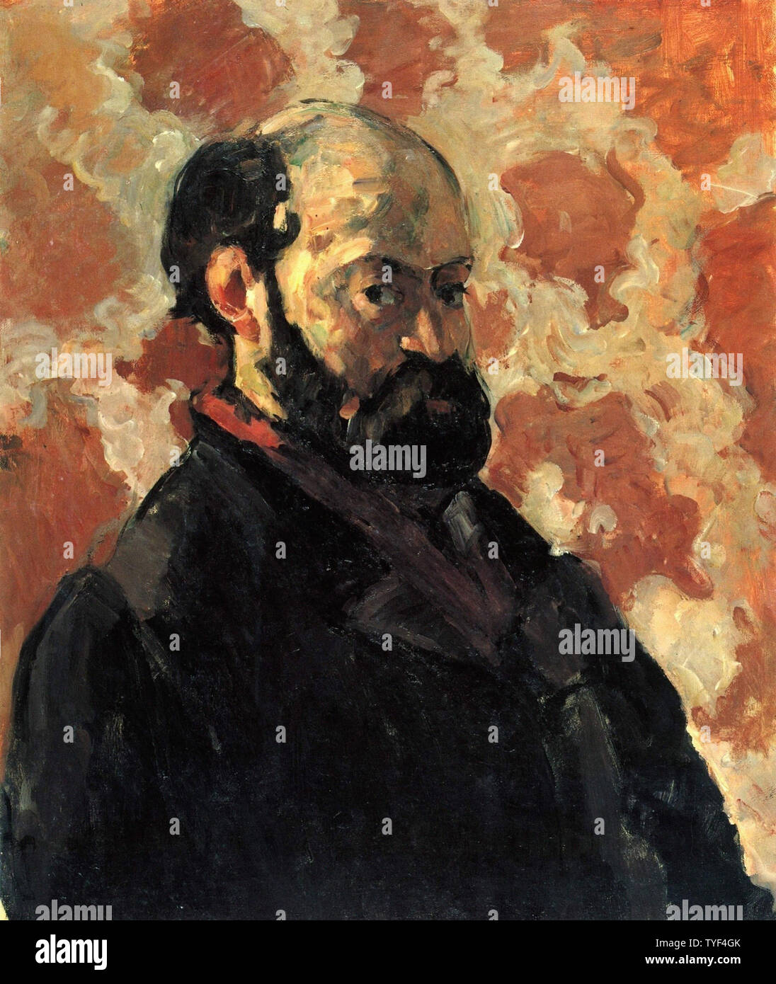 Paul Cézanne - Self Portrait 1875 Stock Photo