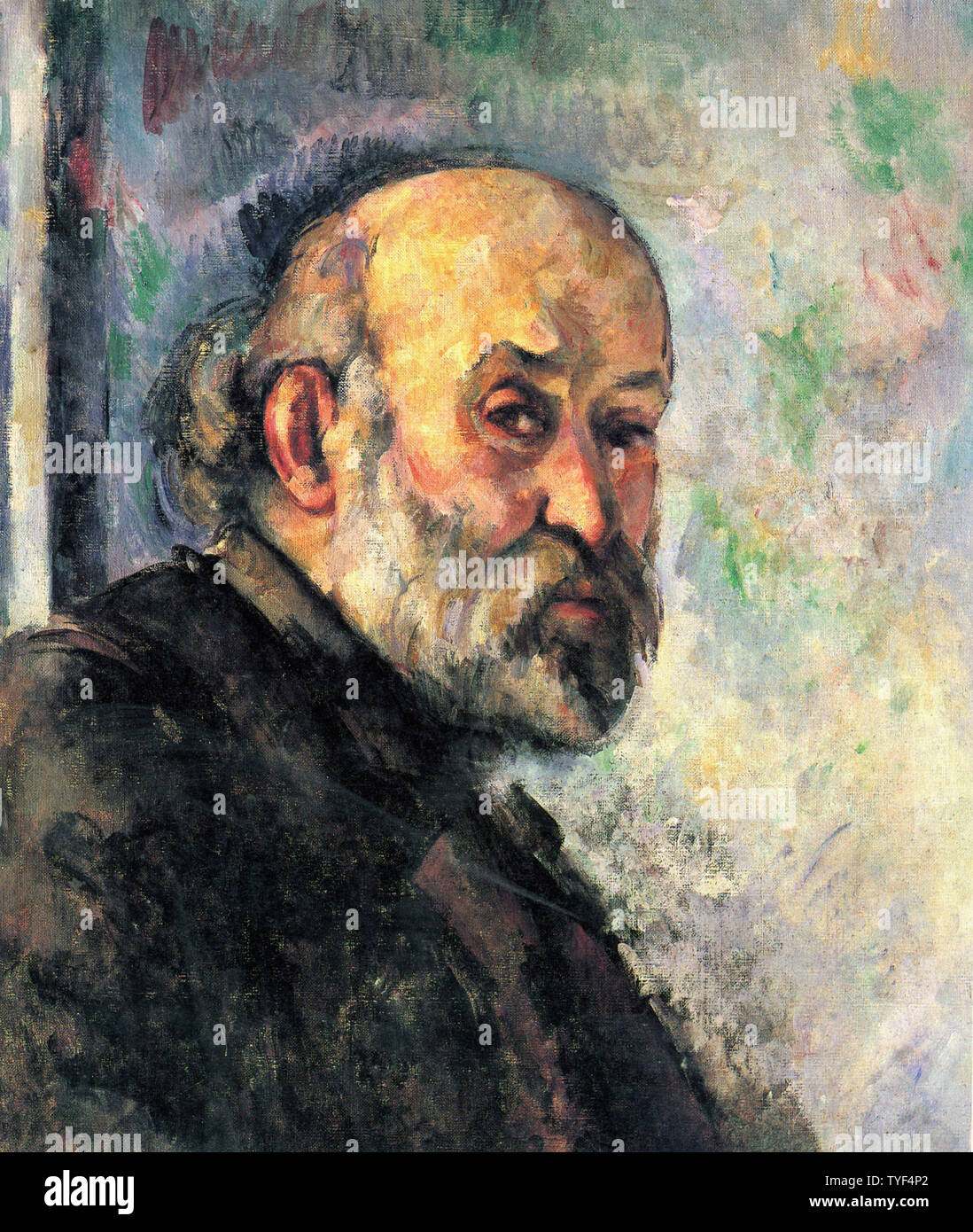 Paul Cézanne - Self Portrait 1 C 1895 Stock Photo