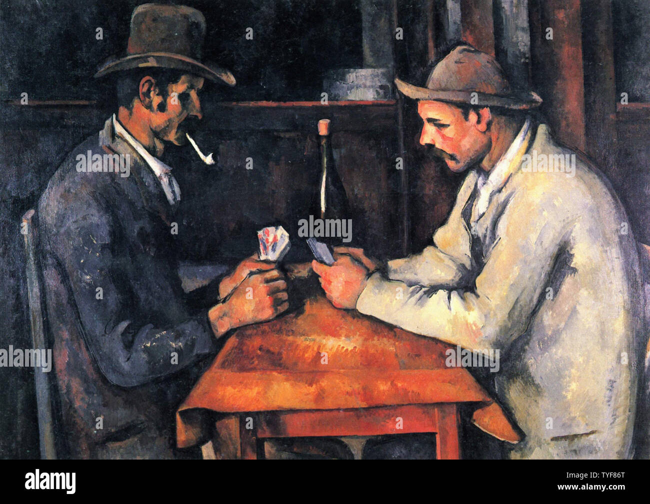 Paul Cézanne - Card Players 1893 1 1893 Stock Photo