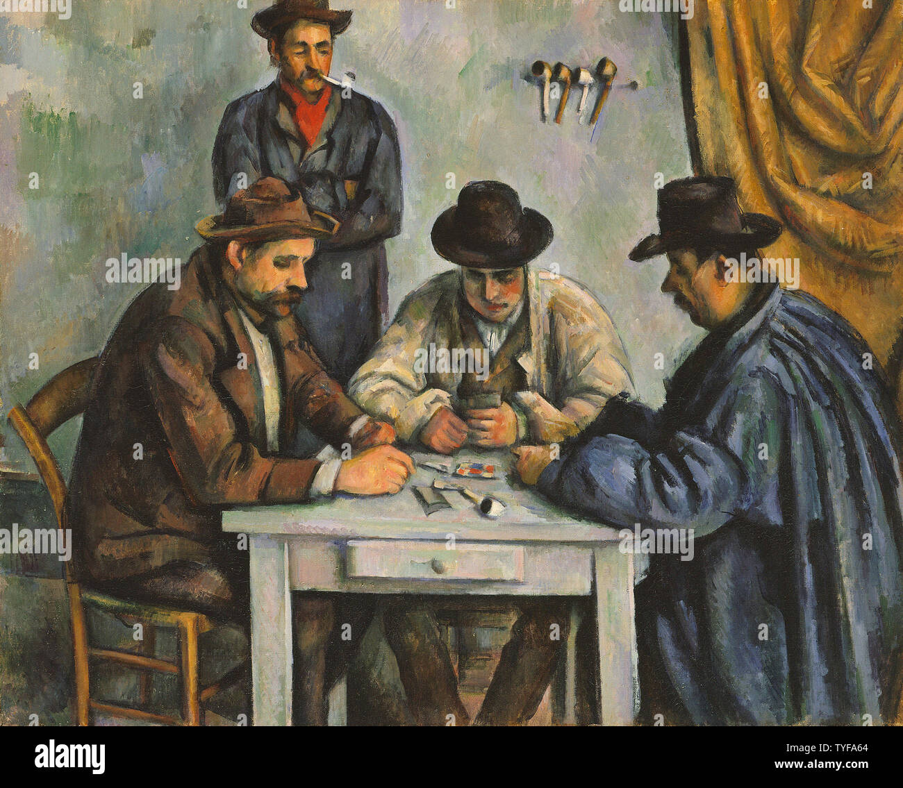 Paul Cézanne - Card Players 1893 Stock Photo