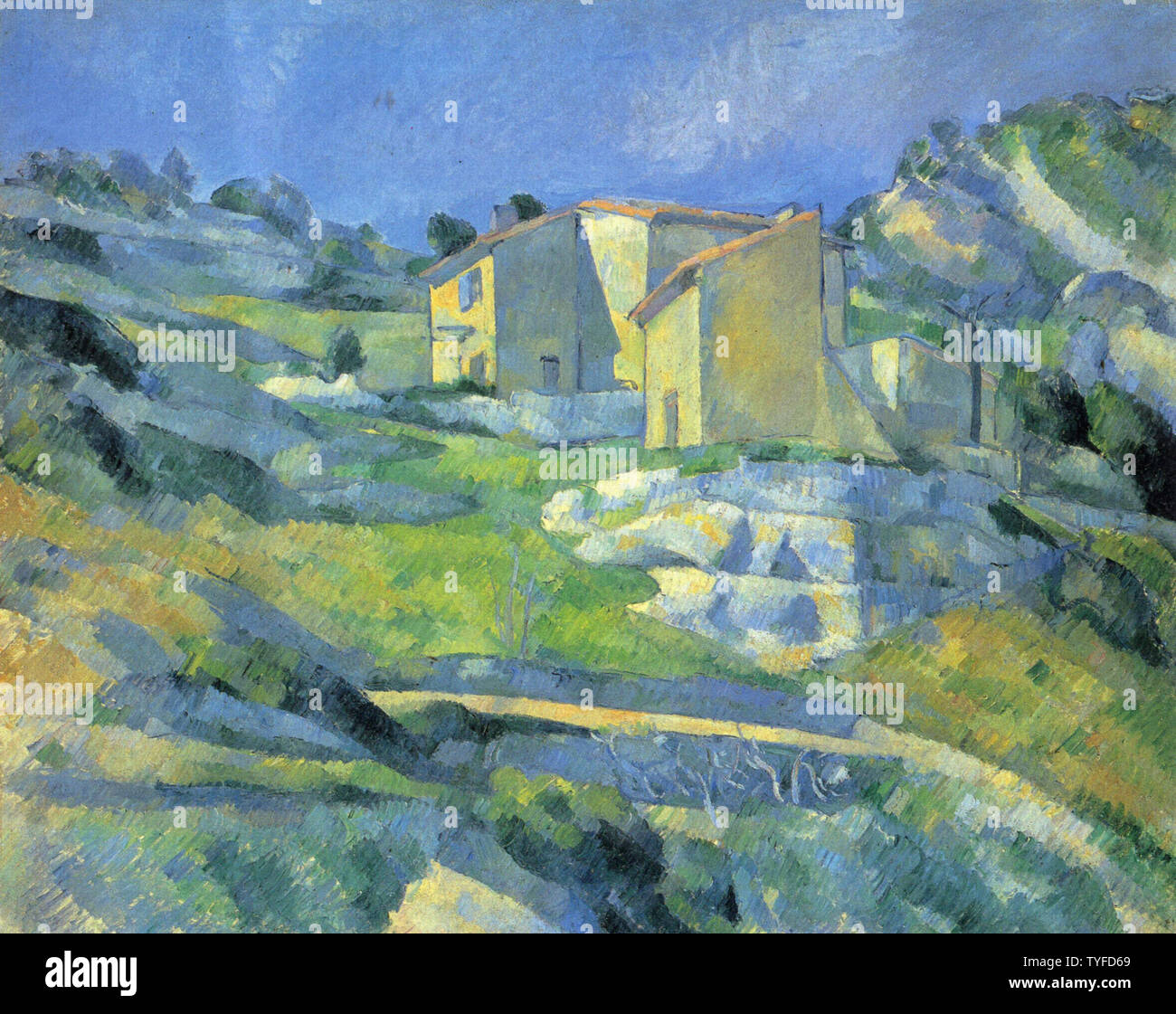 Paul Cézanne Houses L Estaque 1880 Stock Photo Alamy