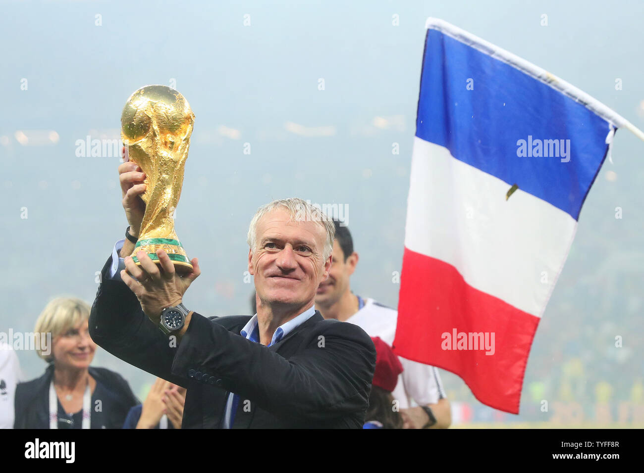 france-coach-didier-deschamps-lifts-the-trophy-following-the-2018-fifa