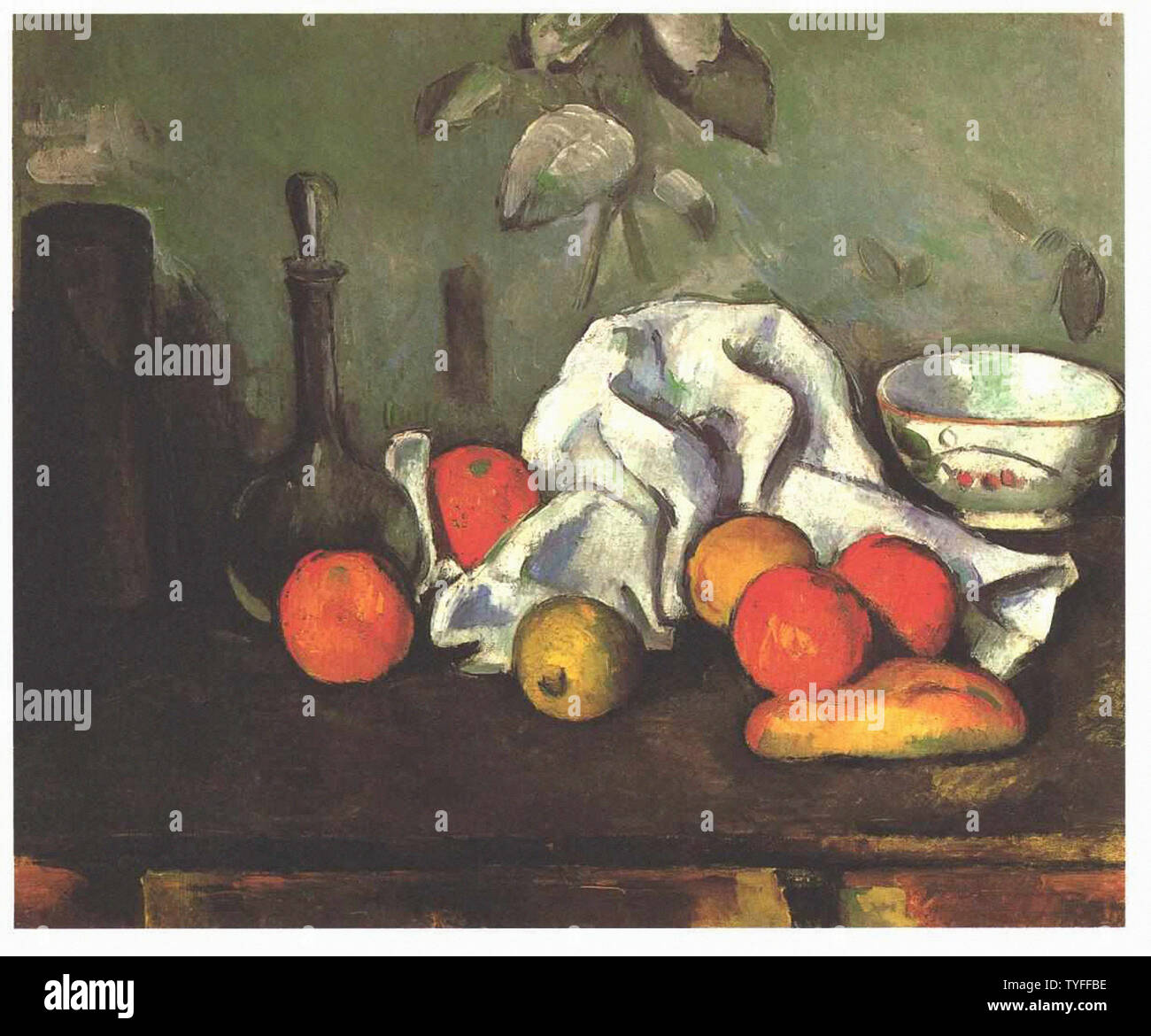 Paul Cézanne - Still Life With Fruits 1880 Stock Photo - Alamy