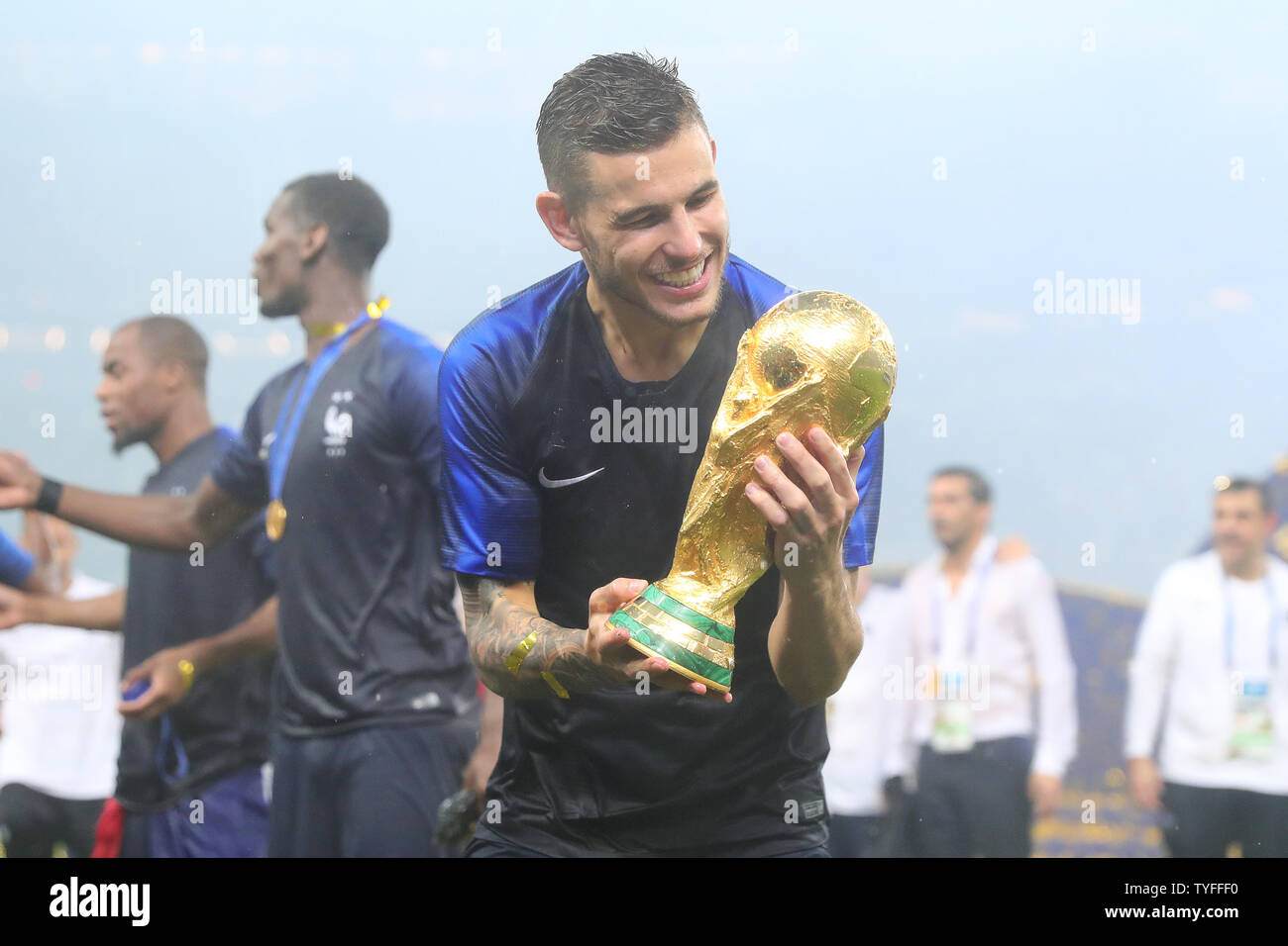 France world cup trophy 2018 hi-res stock photography and images - Alamy