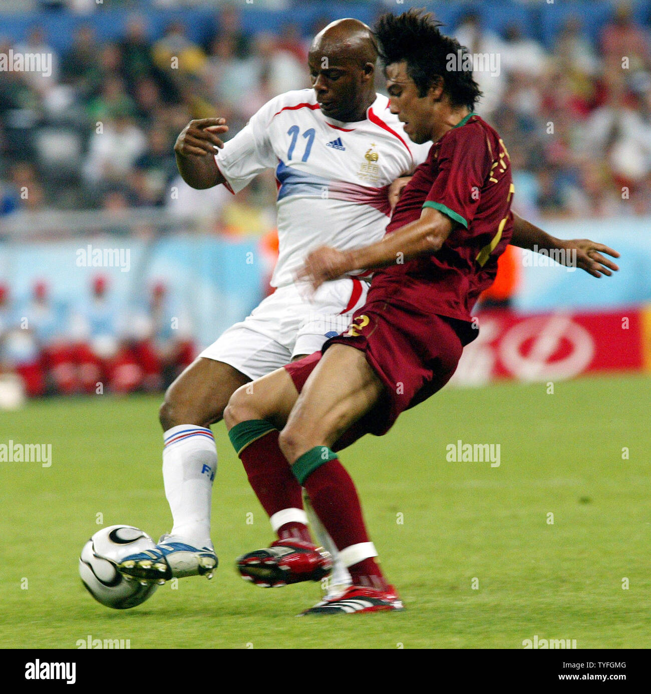 World Cup Portugal Soccer Ball All Over Neck Tie