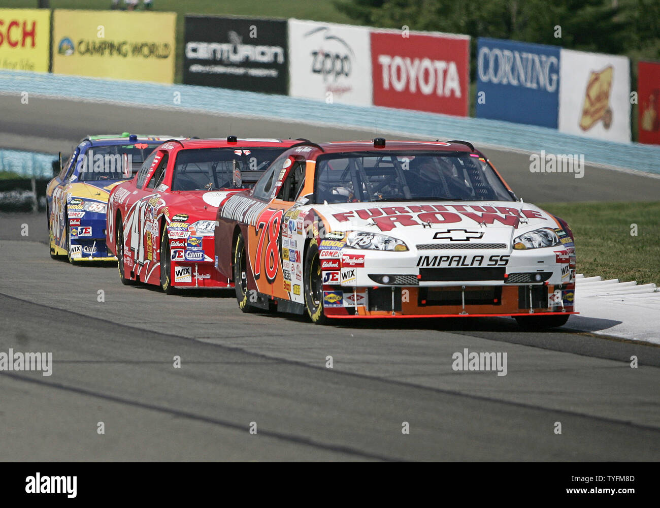 Kenny Wallace, drives the Furniture Row Chevrolet car (78