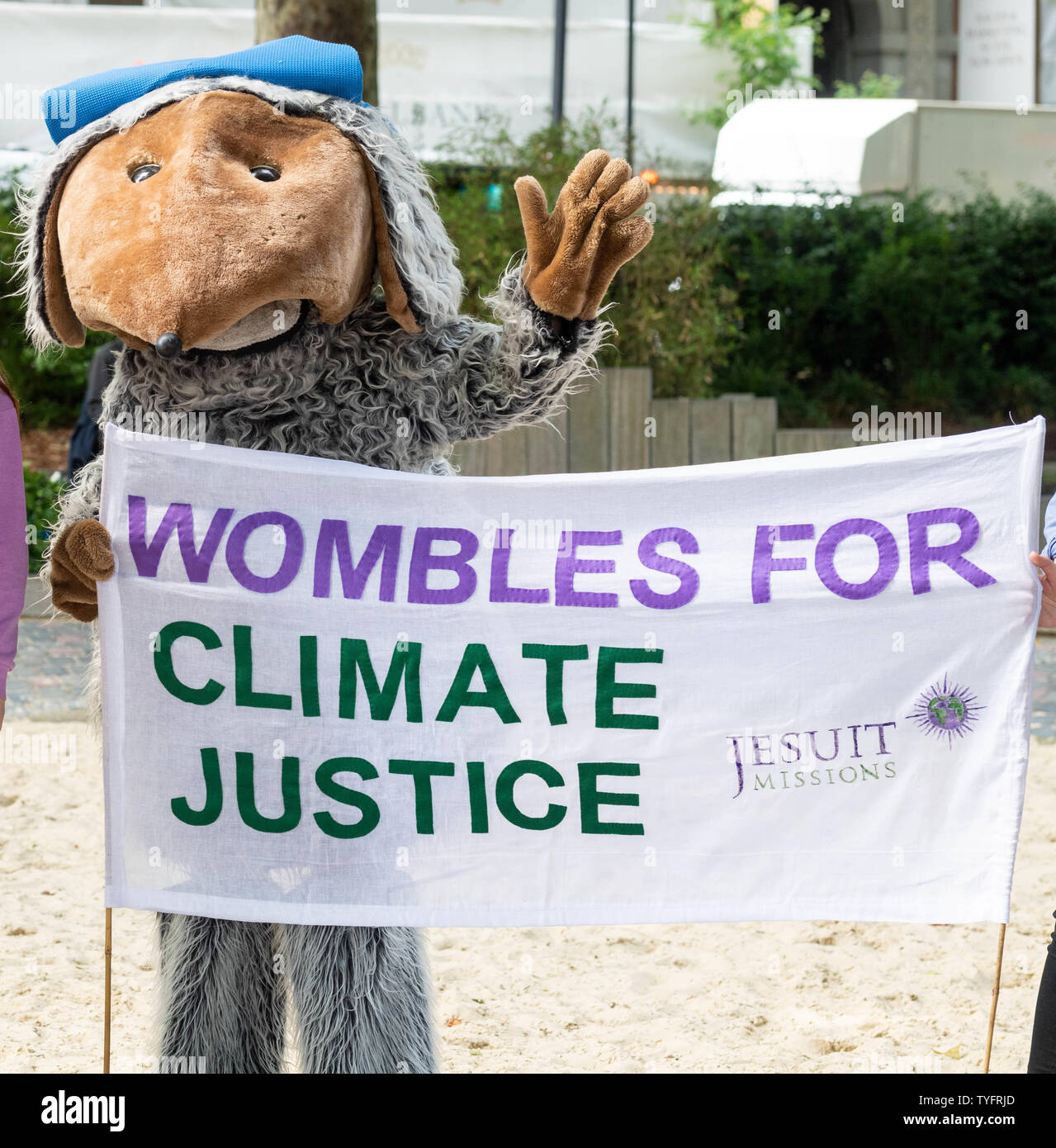 London, UK. 26th June 2019. The Time is now Climate Change mass lobby of MP's  Wombles for climate justice  Credit Ian Davidson/Alamy Live News Stock Photo