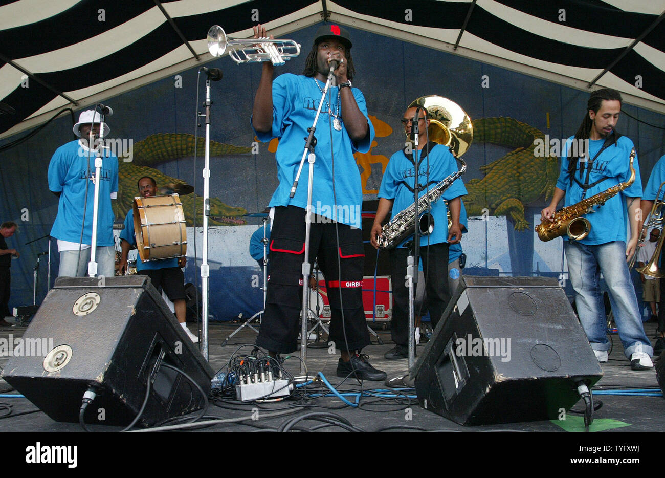 Members Of The Rebirth Brass Band Perform At The Southern Comfort