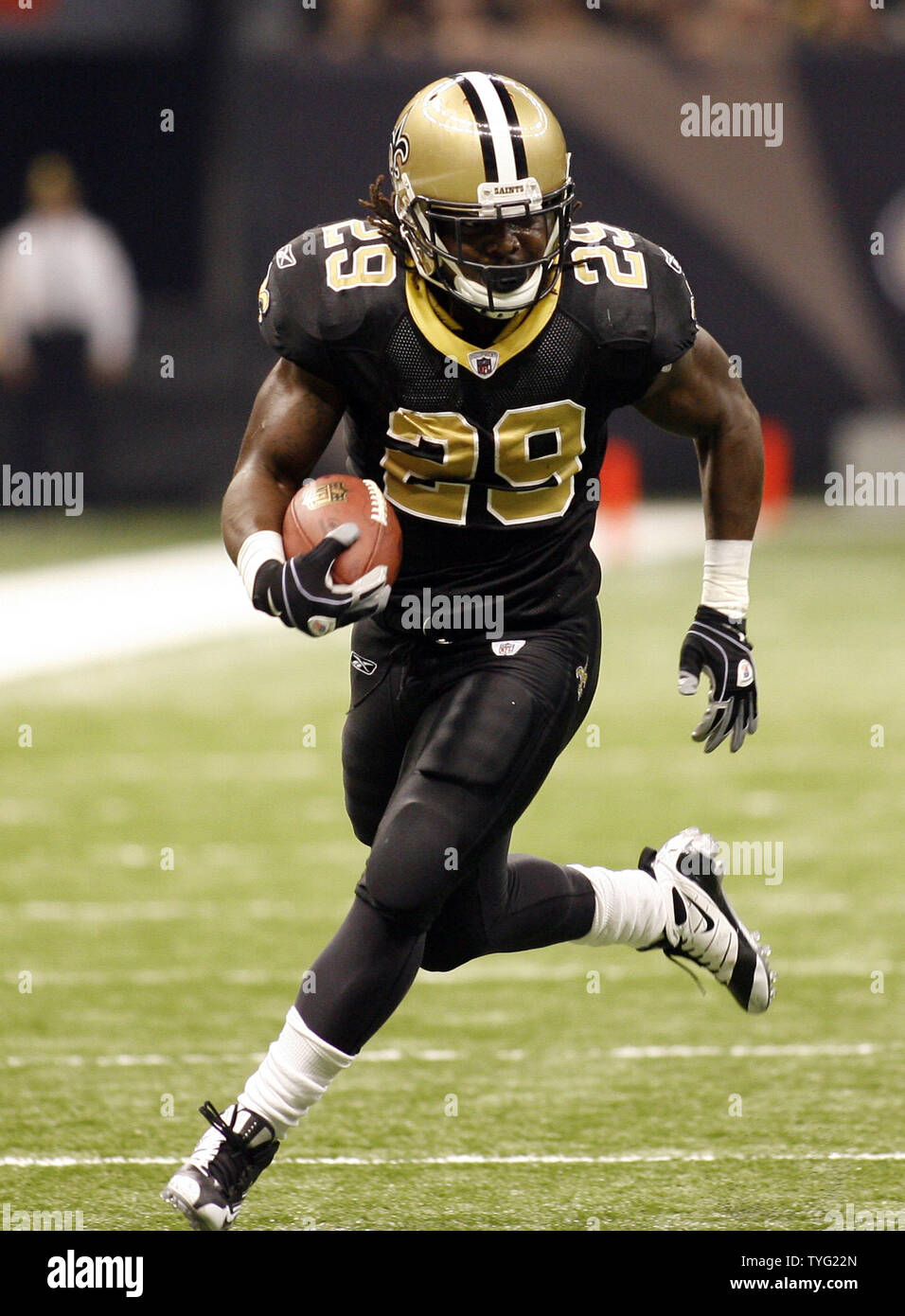 Chris Ivory of the New Orleans Saints carries the ball during the