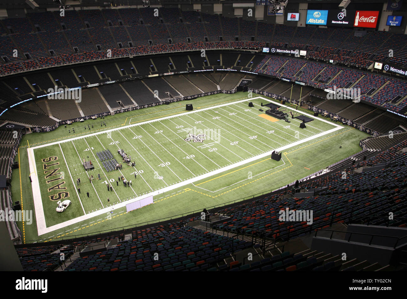 Saints through the years: Mercedes-Benz Superdome