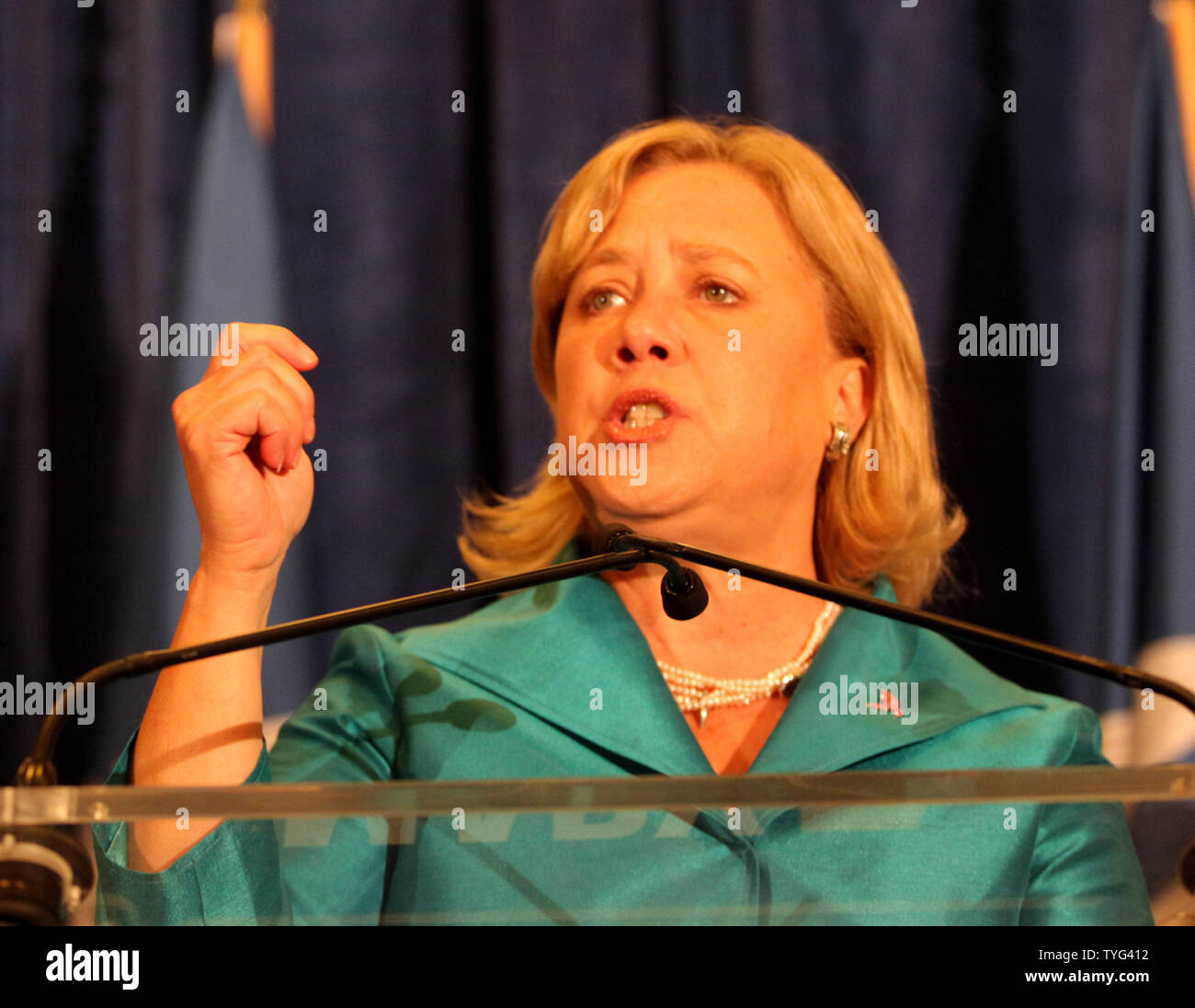 U S Senator Mary Landrieu D La Speaks During A Campaign Event At The Hilton Baton Rouge