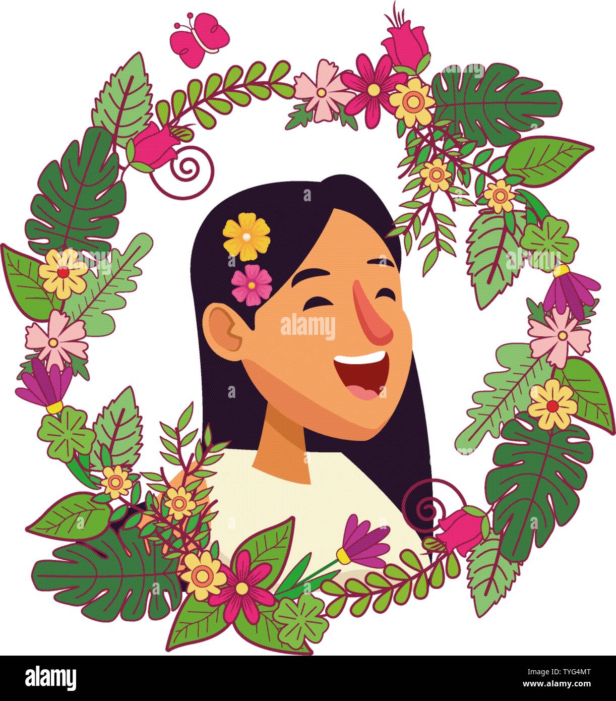 girl face avatar cartoon character Stock Vector Image & Art - Alamy