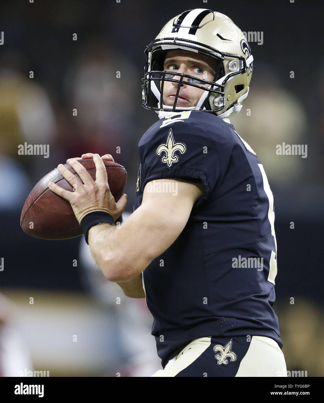 Drew Brees #9 of the New Orleans Saints Stock Photo - Alamy