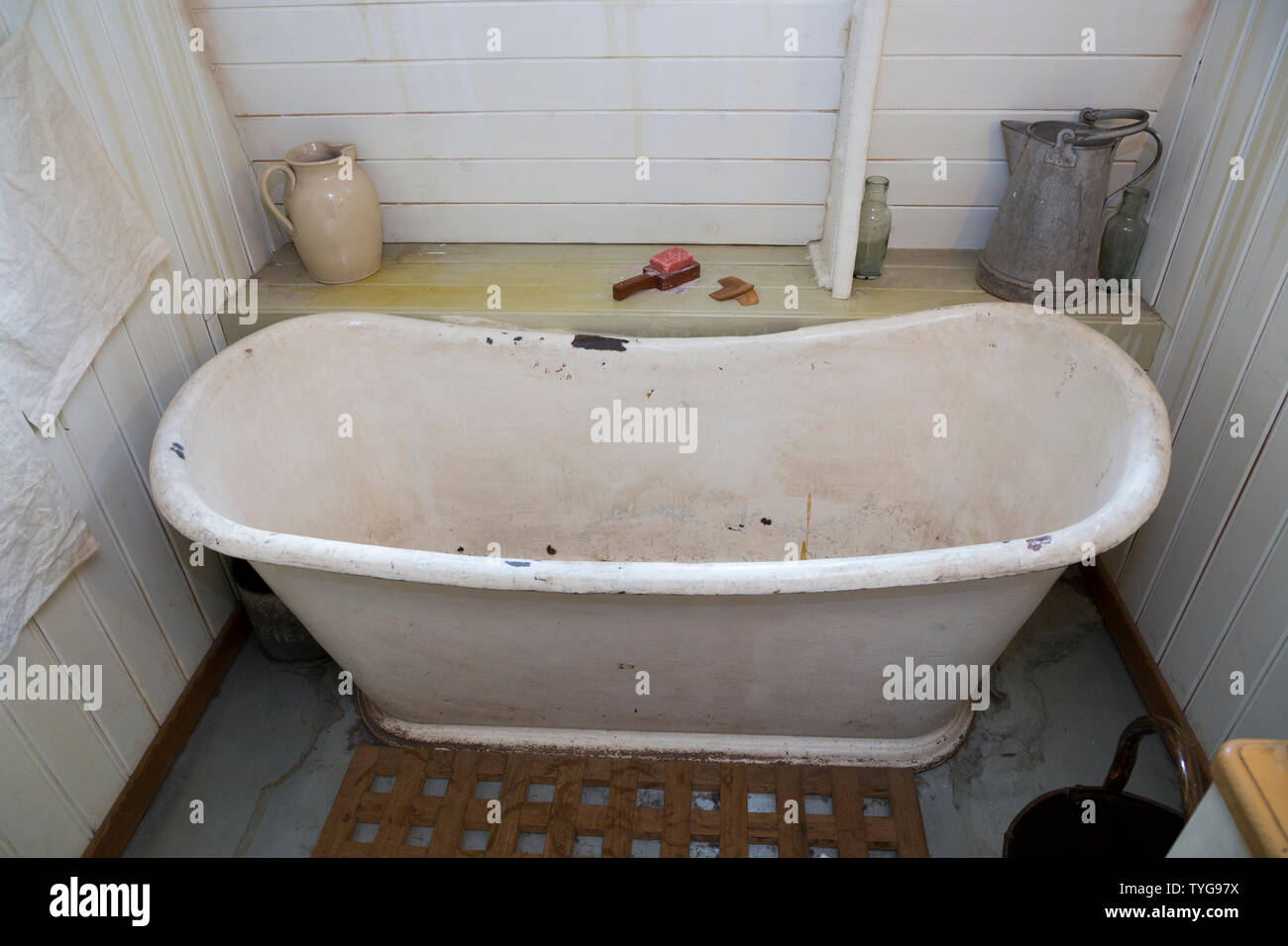 Passenger bath / passengers bathroom on board the SS Great Britain