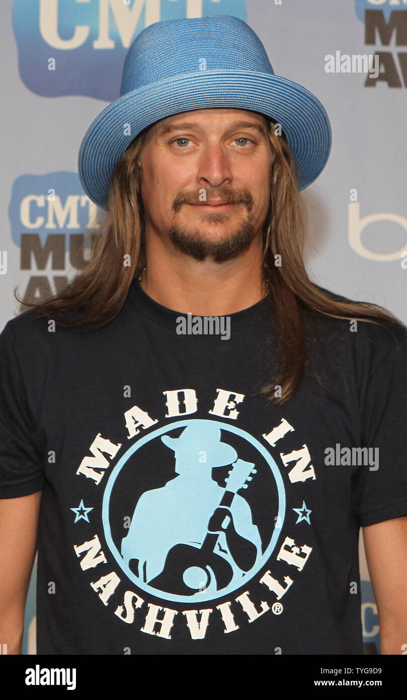 Kid Rock speaks to the press at the Country Music Television Awards in