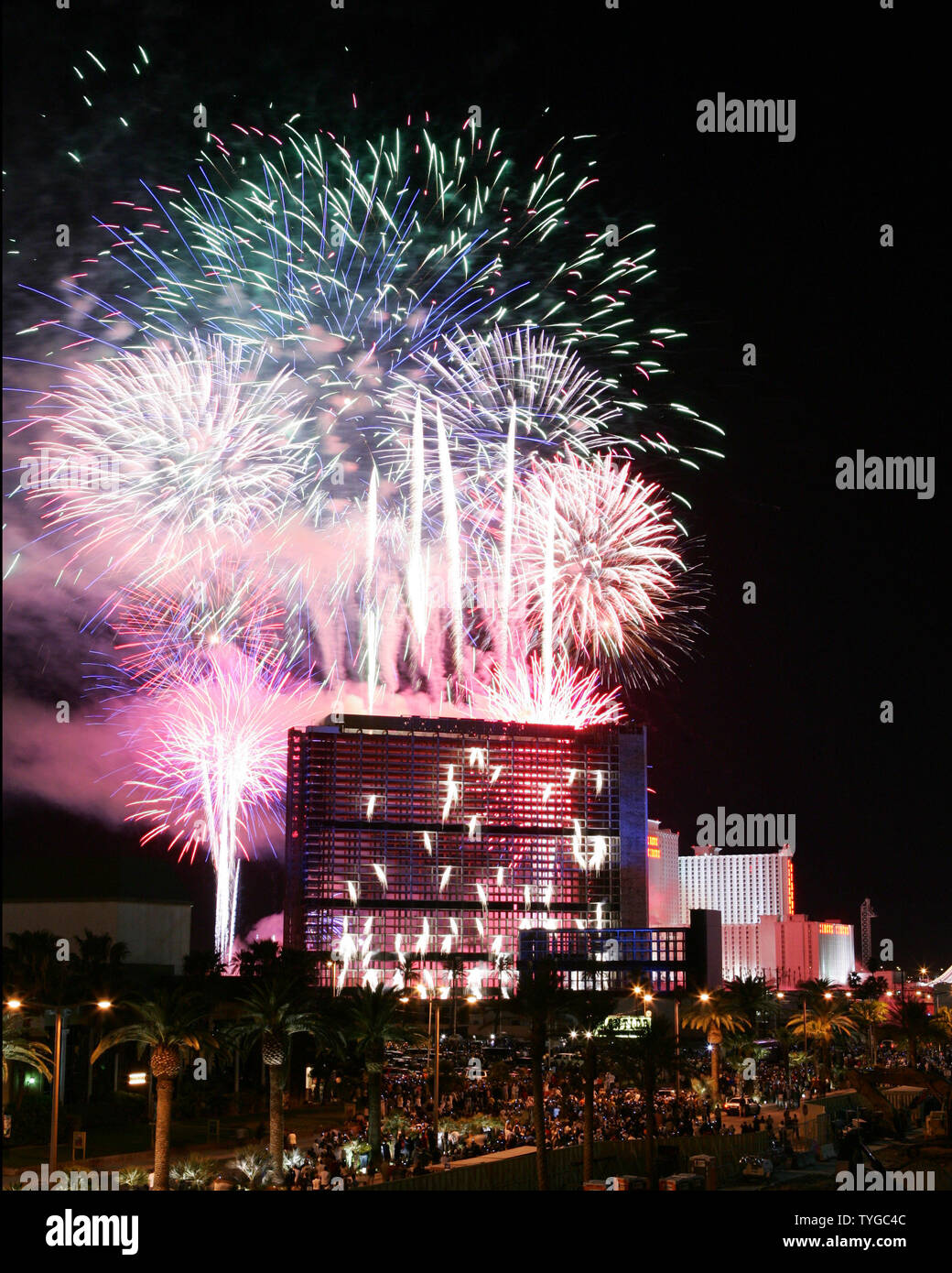 The landmark Stardust Hotel and Casino on the Las Vegas Strip was ...