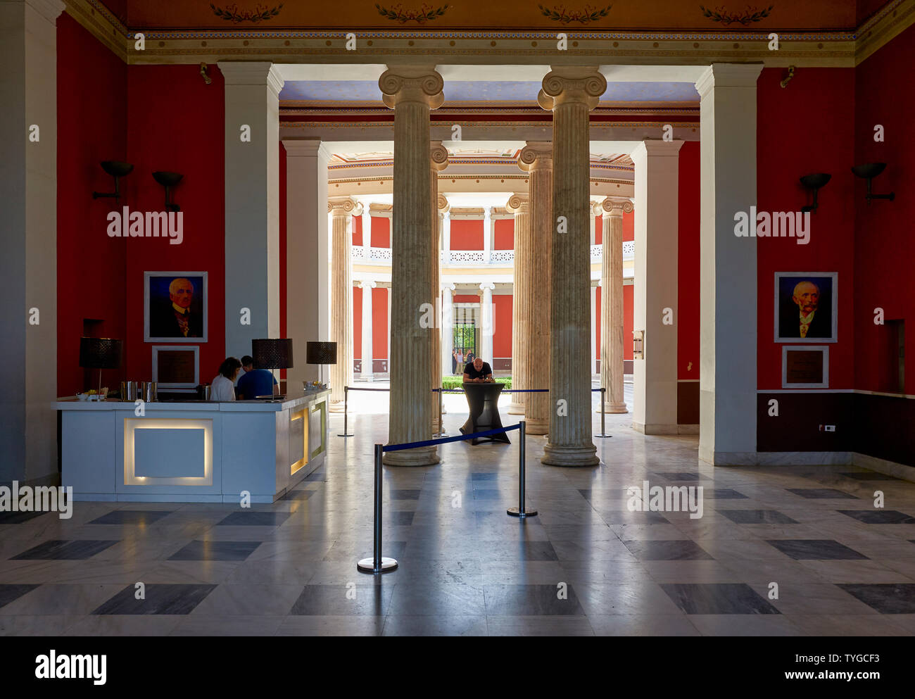 Athens Greece. The Zappeio Hall, now used as a conference center Stock