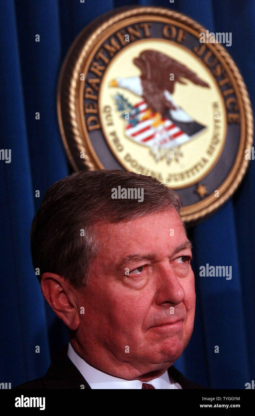 U S Attorney General John Ashcroft High Resolution Stock Photography