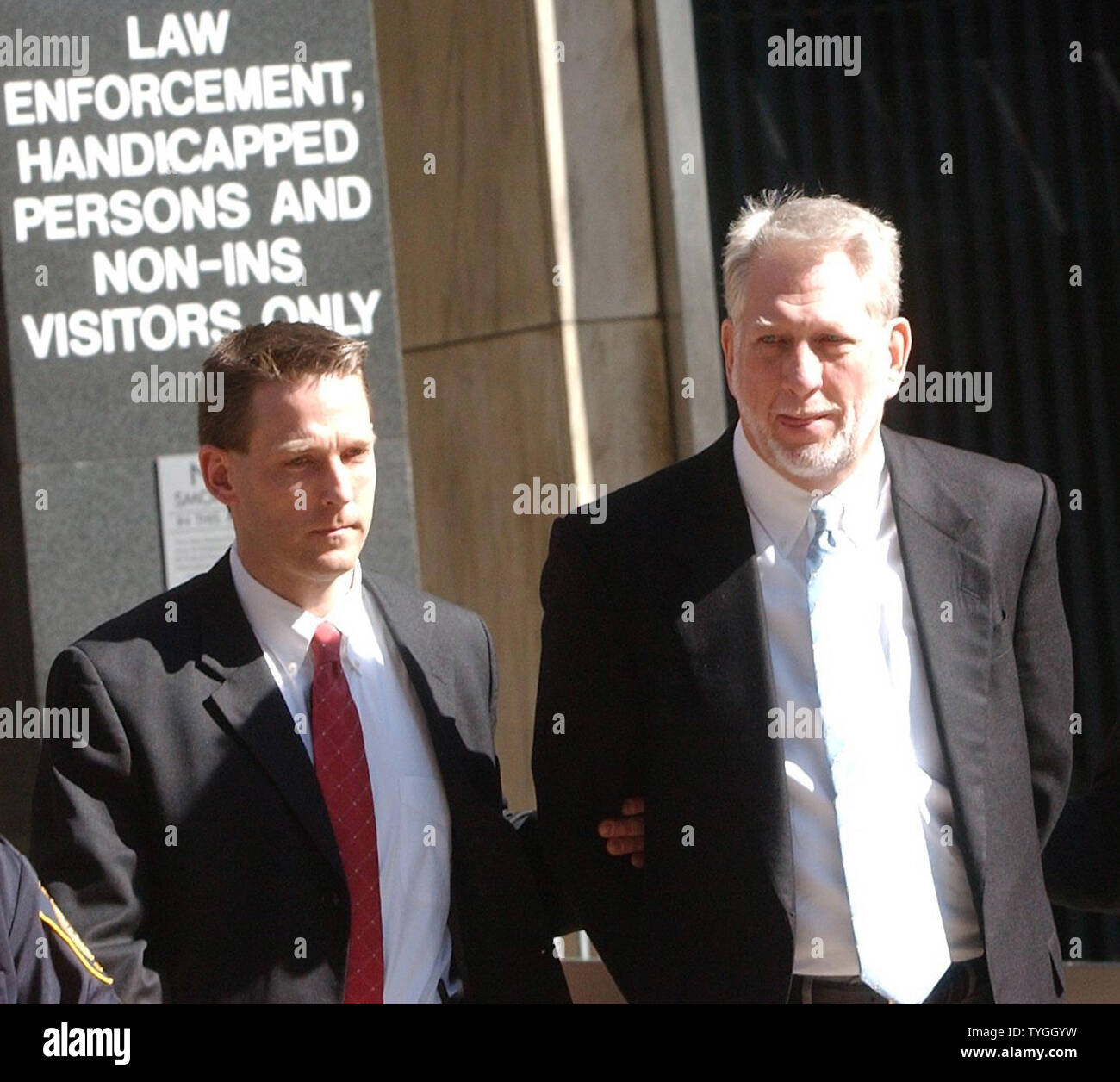 Former Worldcom Ceo Bernard Ebbers Right Is Escorted By Fbi Agents In New York After Turning Himself In On March 3 04 To Face Charges Of Conspiracy And Securities Fraud Regarding Worldcom