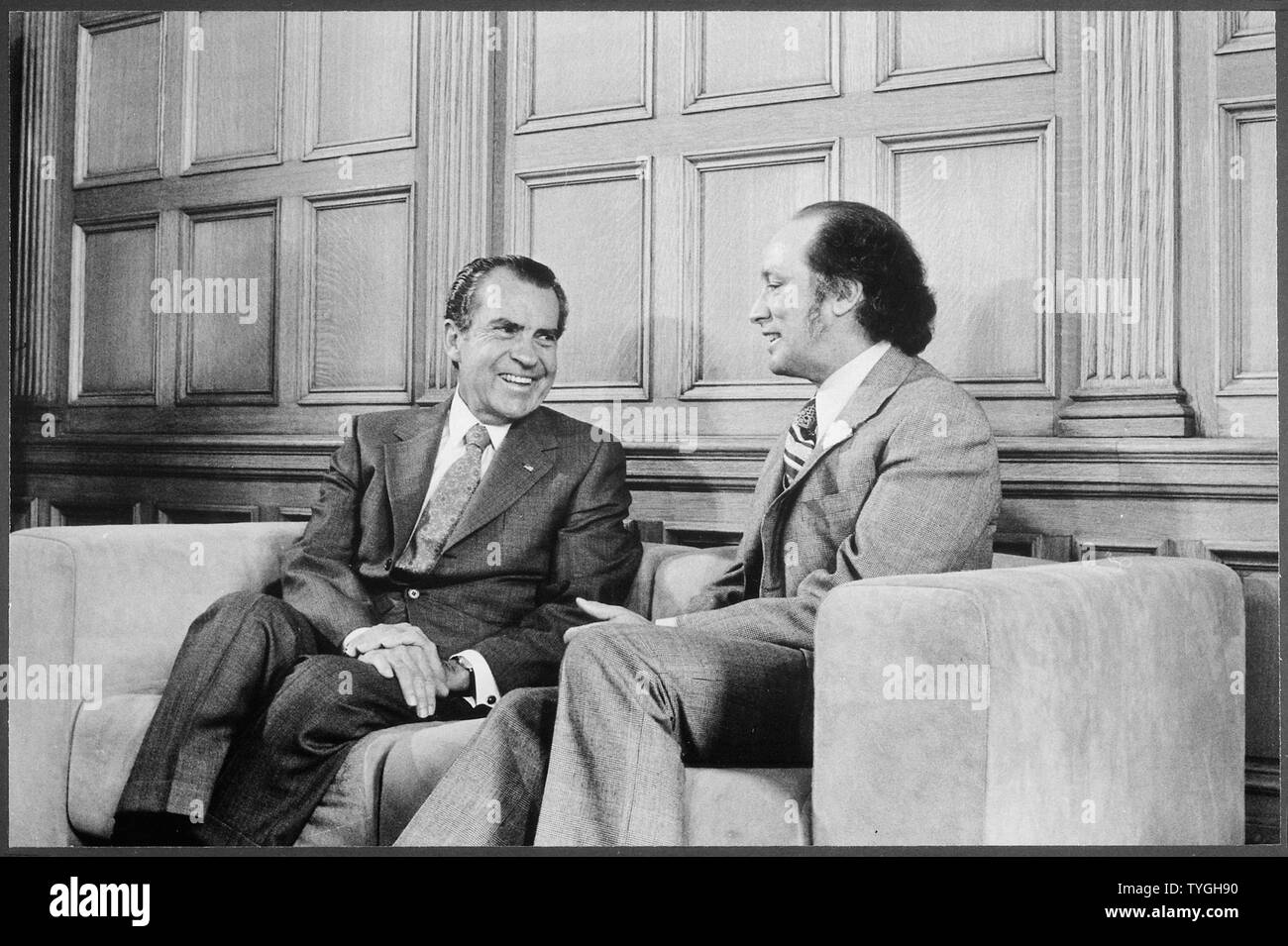 President Nixon with Prime Minister Trudeau of Canada; Scope and