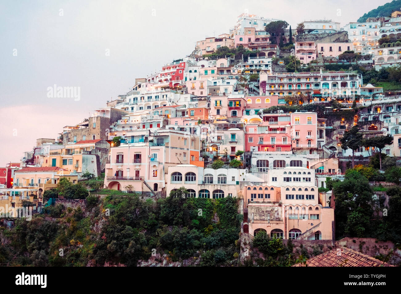 The city of Positano, Amalfi Coast, Italy Stock Photo - Alamy
