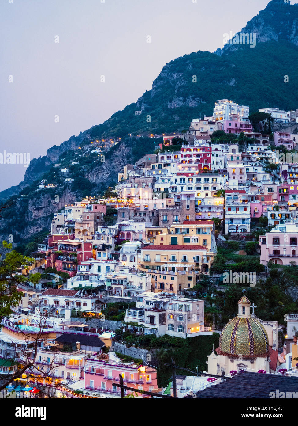 The city of Positano, Amalfi Coast, Italy Stock Photo - Alamy