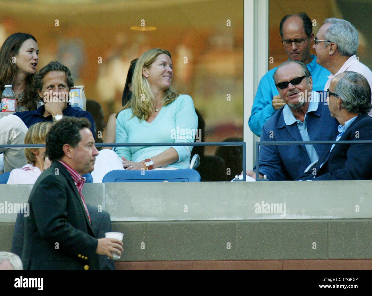 Jack Nicholson Watches Match Between High Resolution Stock Photography and  Images - Alamy