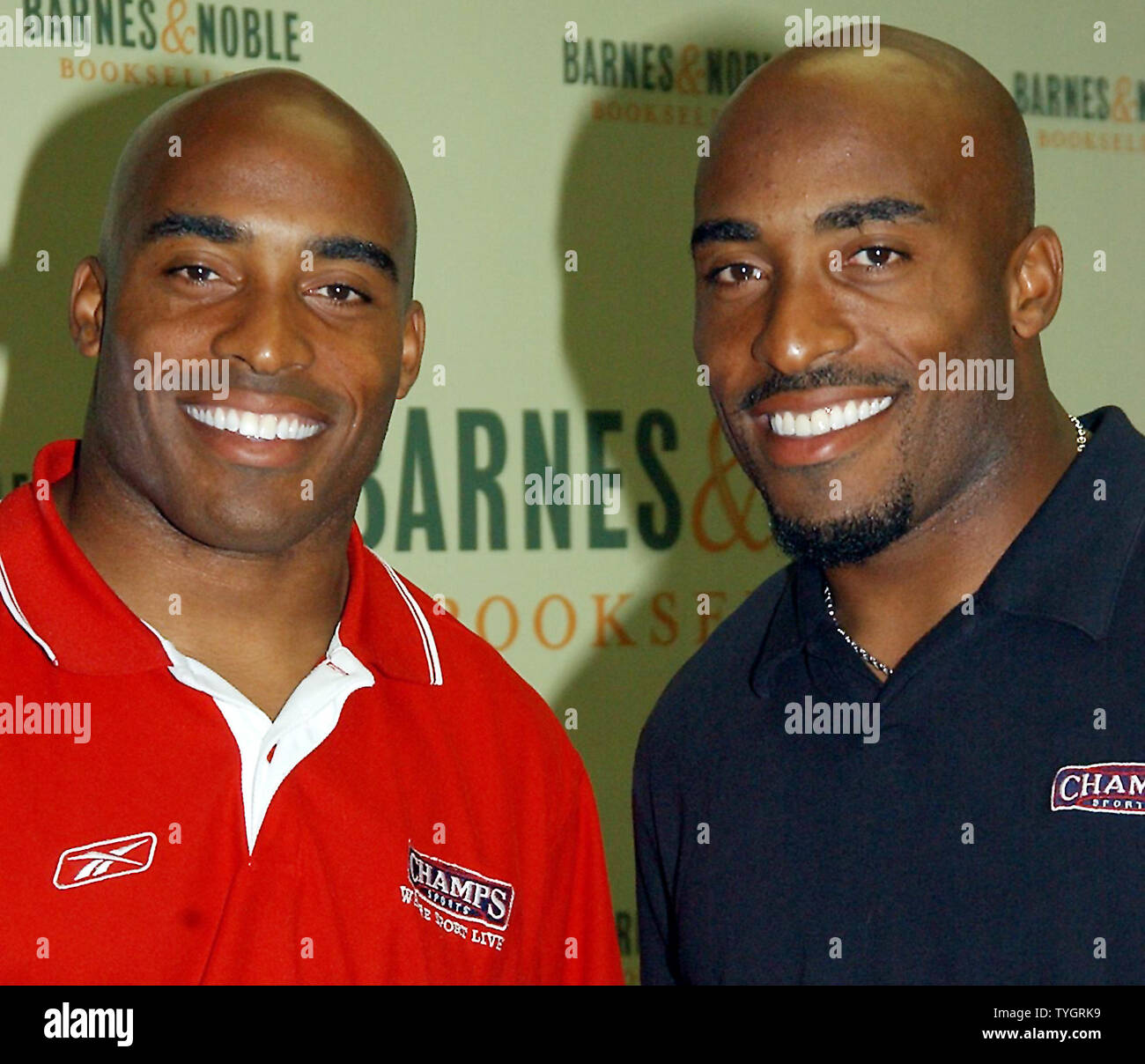 Ronde and Tiki Barber through the years