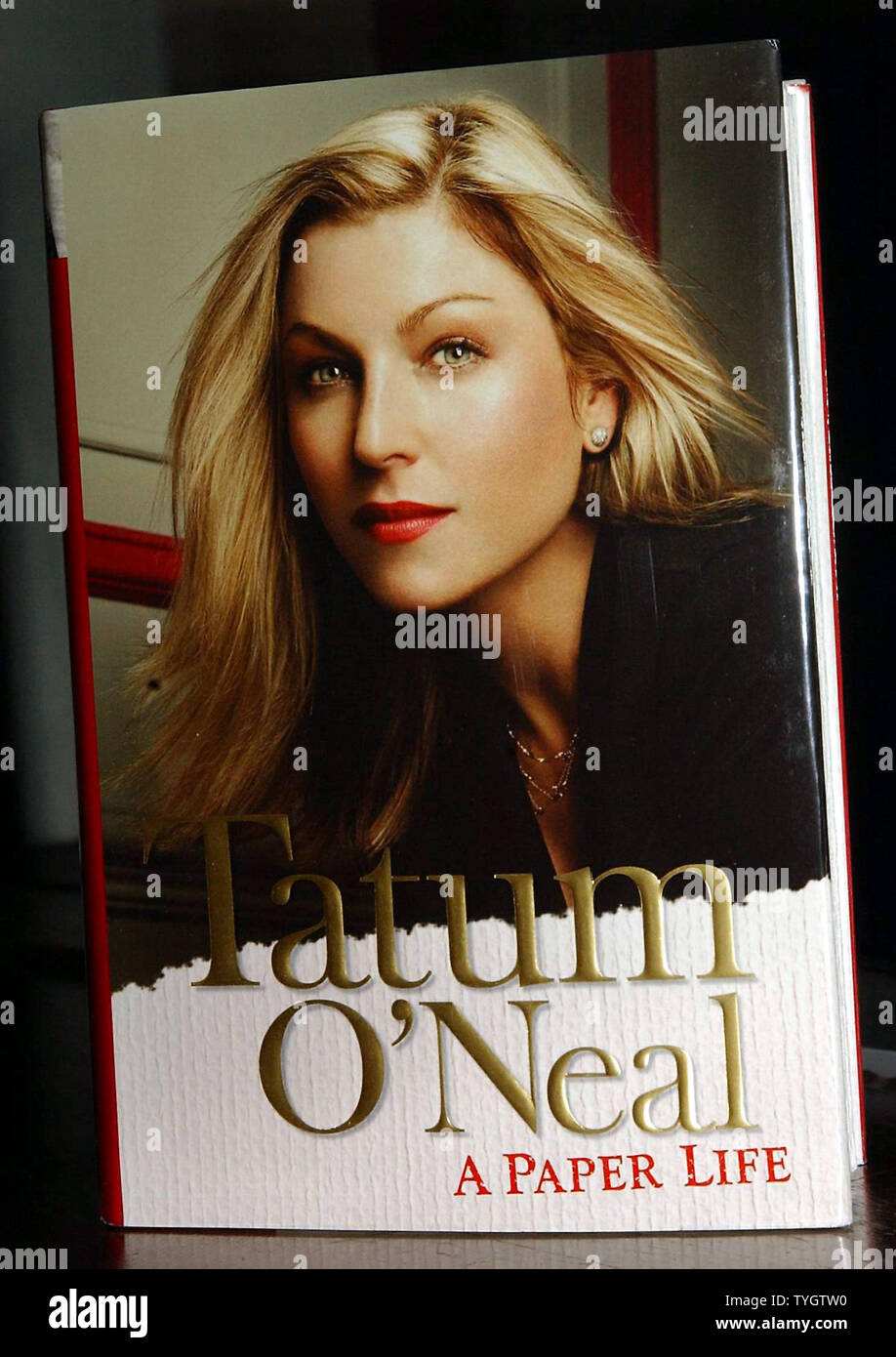 The book jacket for actress Tatum O Neal autobiography &ldquo;Tatum O&rsquo; Neal A