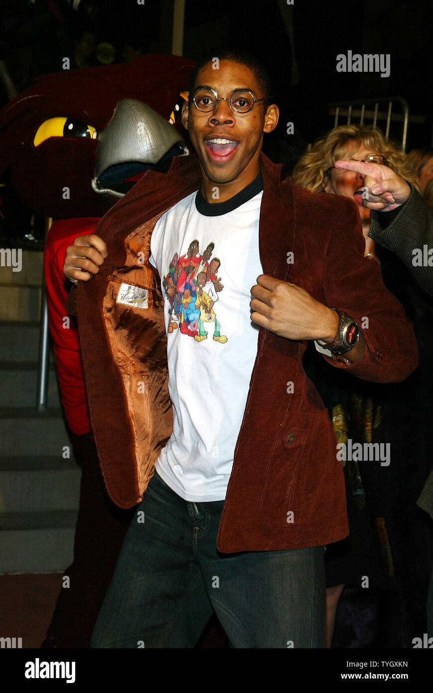 Alphonso McAuley arrives for the World Premiere of &ldquo;Fat Albert&rdquo; at the
