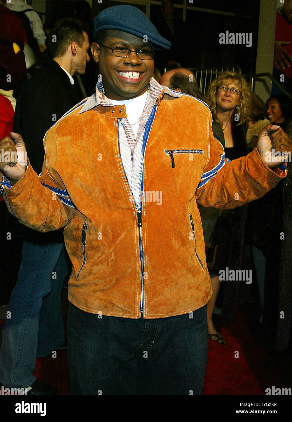 Jermaine Williams arrives for the World Premiere of "Fat Albert" at the