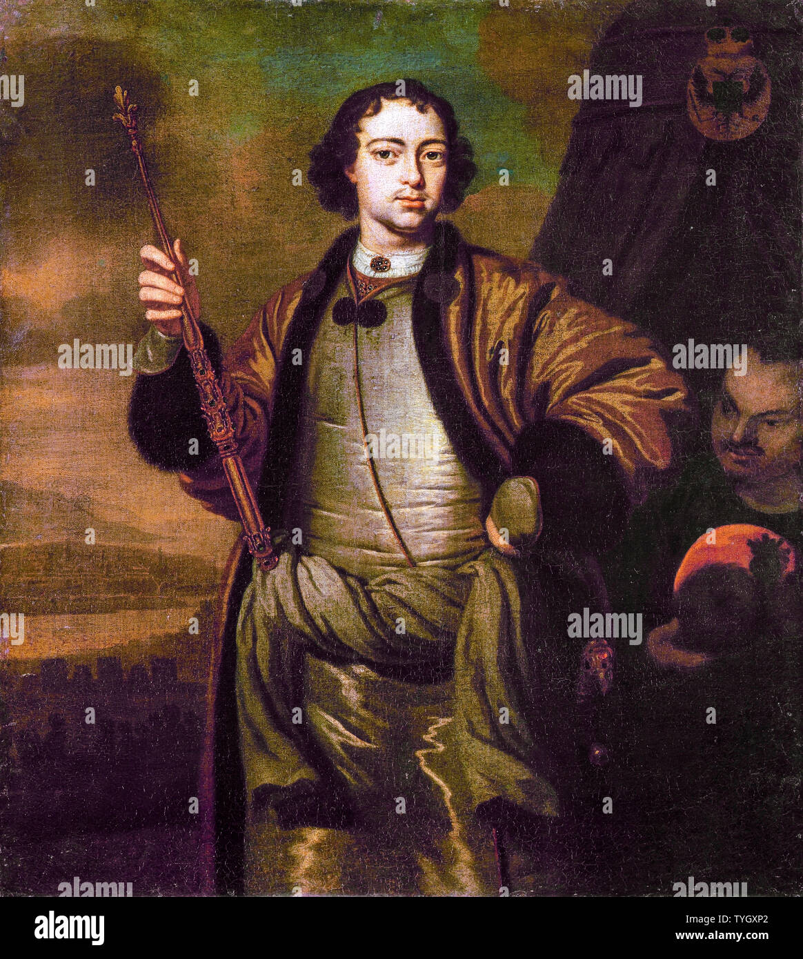 Pieter van der Werff , Peter I of Russia, 1672-1725, portrait painting, 1690-1699 Stock Photo