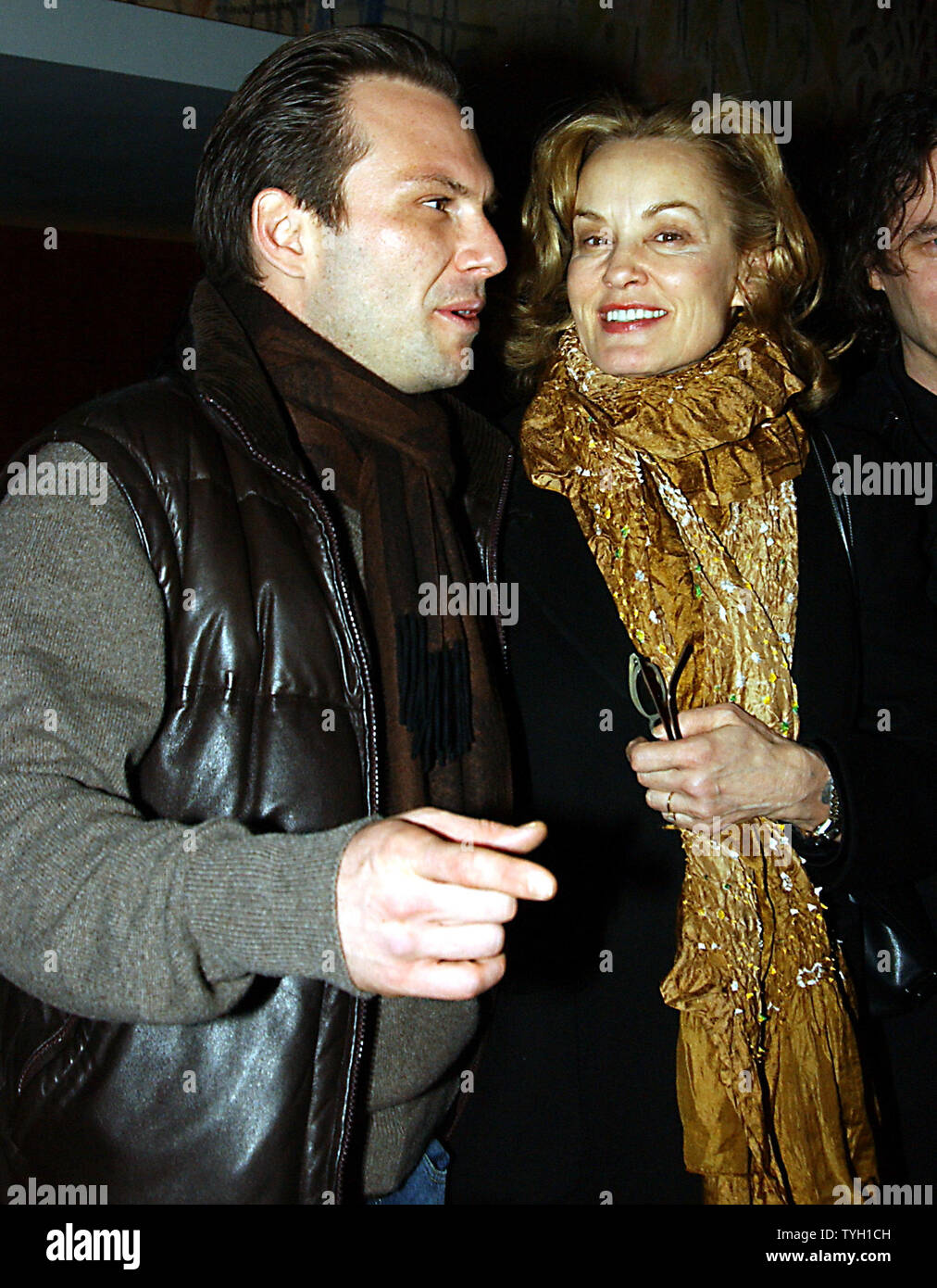 Actors Christian Slater And Jessica Lange Celebrate At The March