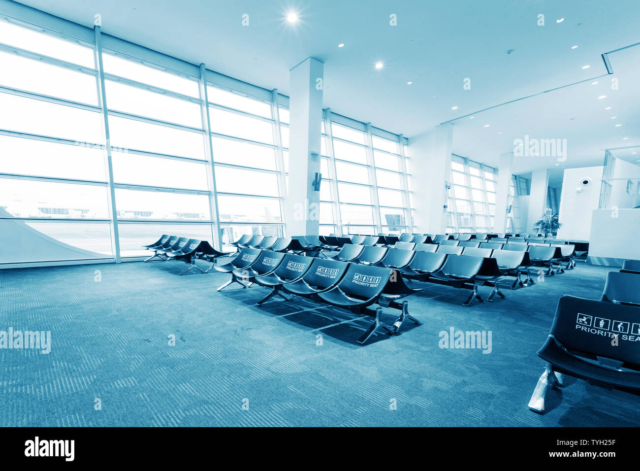 Modern airport design hall interior Stock Photo - Alamy
