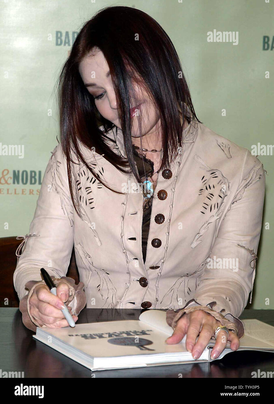 Priscilla Presley Wife Of The Late Elvis Presley Appears At New