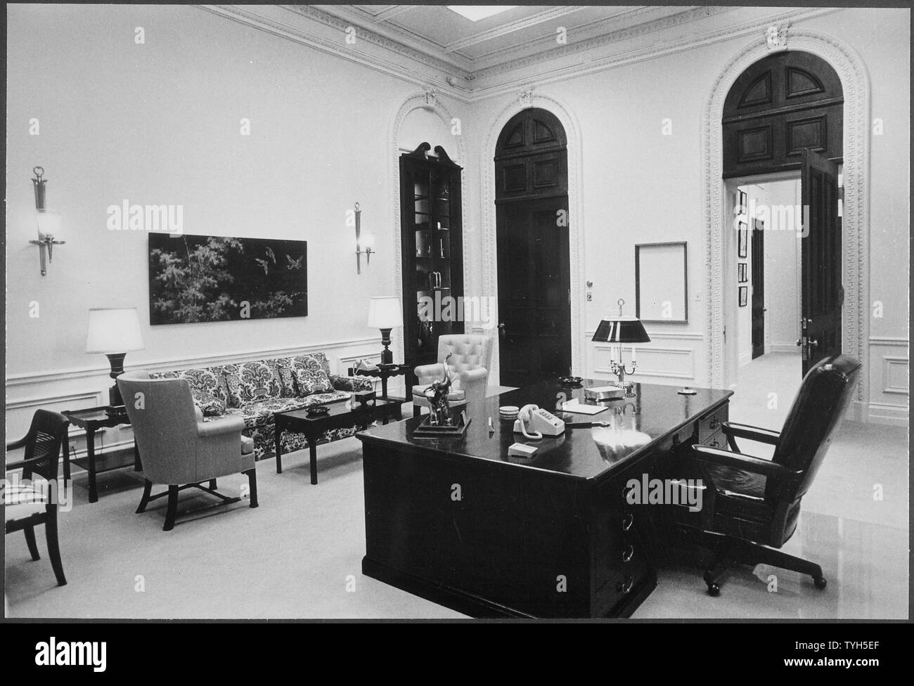 President's office in the executive Office Building Stock Photo Alamy