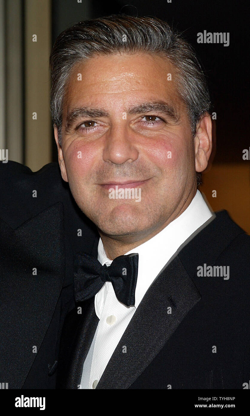 George Clooney arrives for the Premiere of 