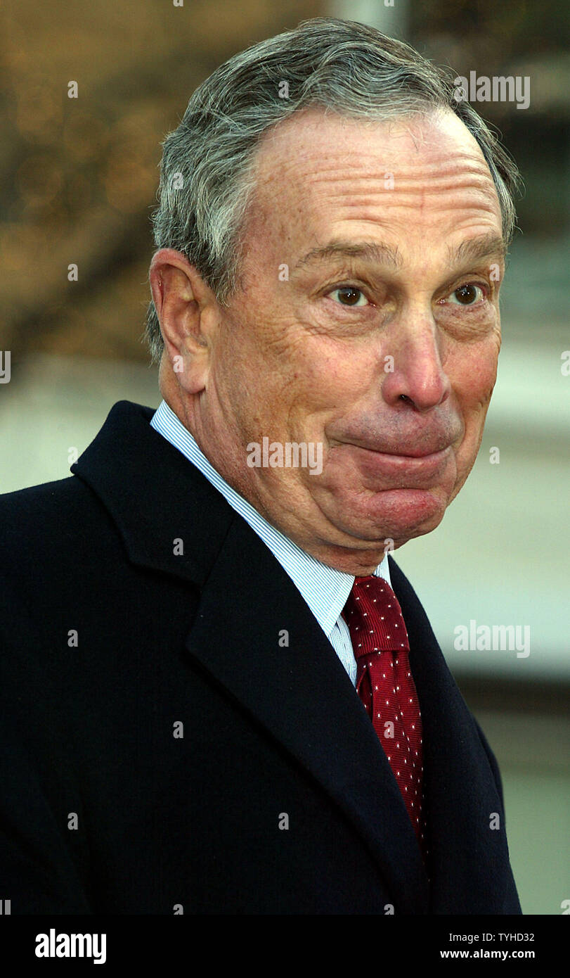 New York City Mayor Michael Bloomberg attends the Ceremony for the Re