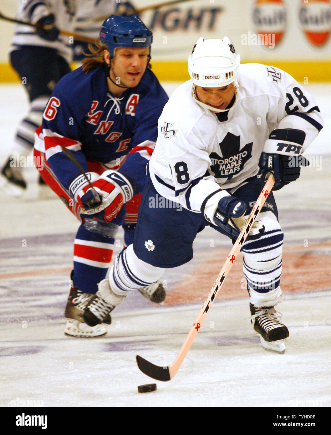 A picture of former Toronto Maple Leafs enforcer Tie Domi. : r/nhl